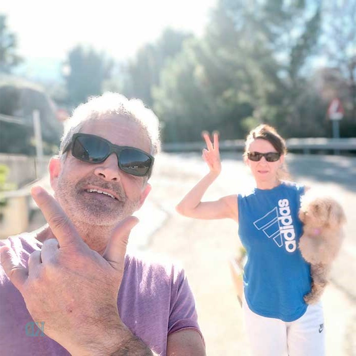 foto de la vuelta a la comunidad valenciana 2023 desde la venta de Benifato